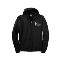 Hanes® - Unisex Full-Zip Hooded Sweatshirt