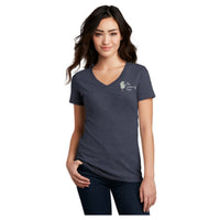 District Made® Ladies Perfect Blend® V-Neck Tee