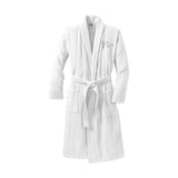 Port Authority® Checkered Terry Shawl Collar Robe