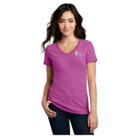 District Made® Ladies Perfect Blend® V-Neck Tee