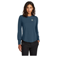 Mercer+Mettle® Women’s Stretch Jersey Long Sleeve Blouson Top