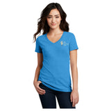 District Made® Ladies Perfect Blend® V-Neck Tee