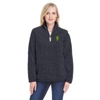 J America Ladies' Epic Sherpa 1/4 Zip