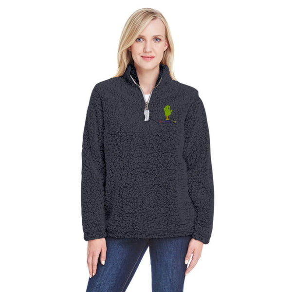 J America Ladies Epic Sherpa 1 4 Zip