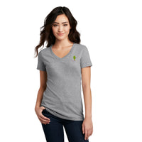 District Made® Ladies Perfect Blend® V-Neck Tee