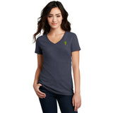 District Made® Ladies Perfect Blend® V-Neck Tee