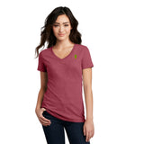 District Made® Ladies Perfect Blend® V-Neck Tee