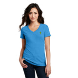 District Made® Ladies Perfect Blend® V-Neck Tee